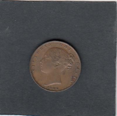 Beschrijving: 1 Farthing  VICTORIA  